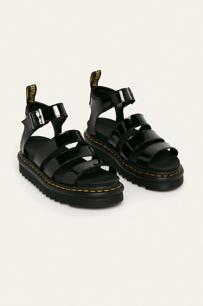 Dr. Martens - Δερμάτινα πέδιλα Blaire DM24192001 μαύρο SS20