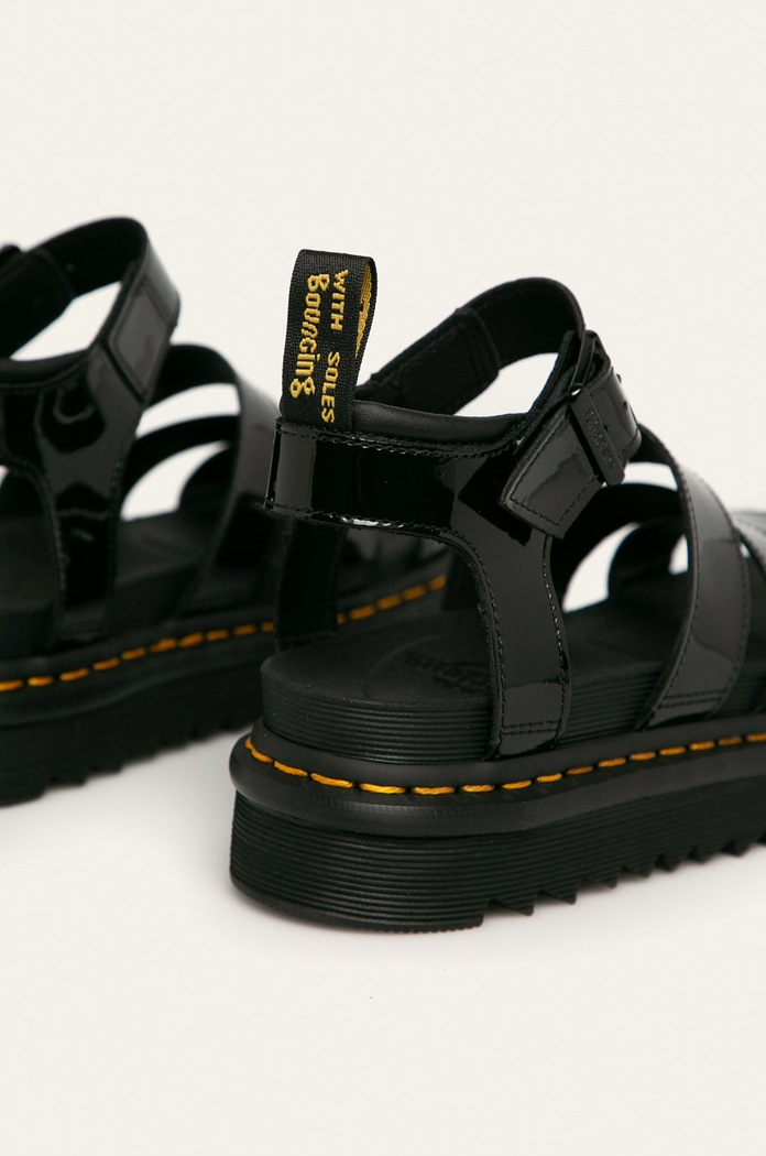 Dr. Martens - Δερμάτινα πέδιλα Blaire μαύρο DM24192001