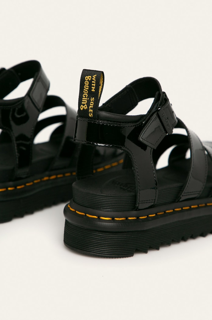 Dr. Martens - Δερμάτινα πέδιλα Blaire μαύρο DM24192001