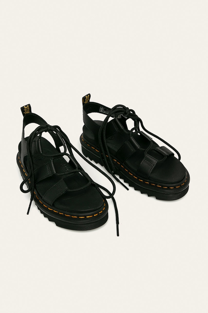 Dr. Martens - Кожени сандали Nartilla DM24641001 черен SS22