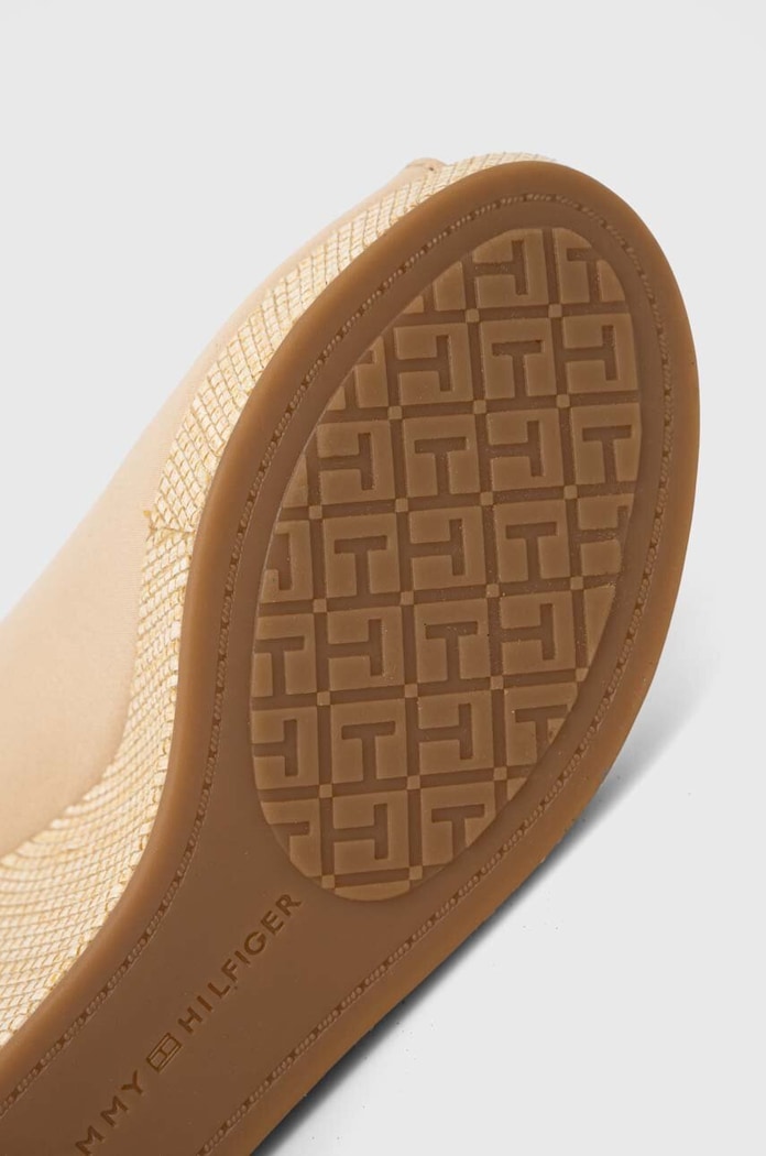 Sandále Tommy Hilfiger ICONIC ELENA SLING BACK WEDGE FW0FW04789 béžová
