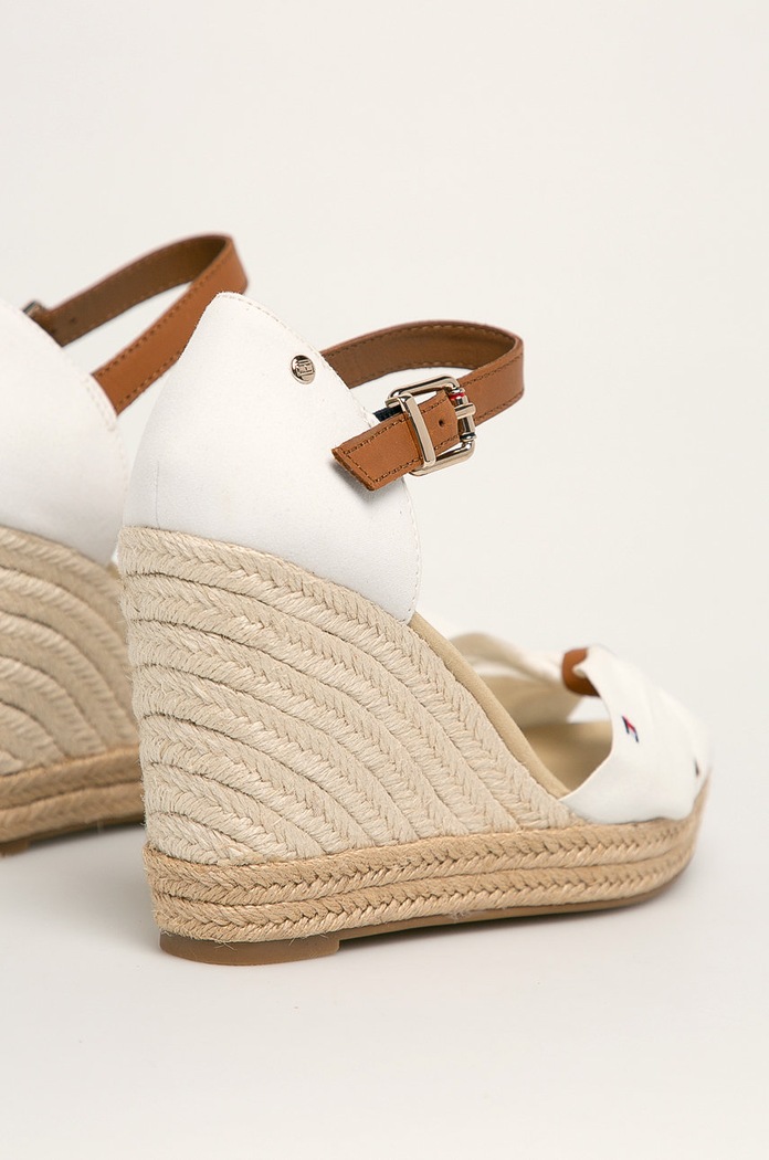 Πέδιλα Tommy Hilfiger BASIC OPENED TOE HIGH WEDGE FW0FW04784