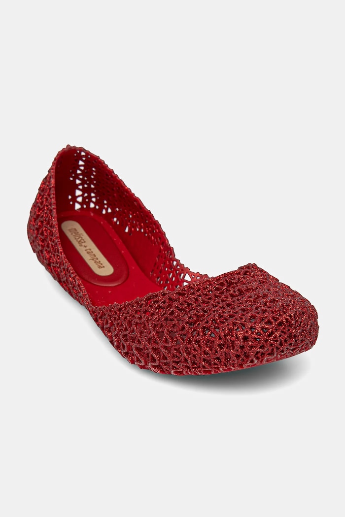 Melissa - Балеринки Campana Papel VII AD червен M.31512