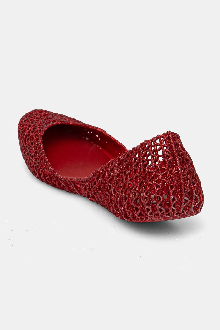 Обувки Melissa - Балеринки Campana Papel VII AD M.31512 червен