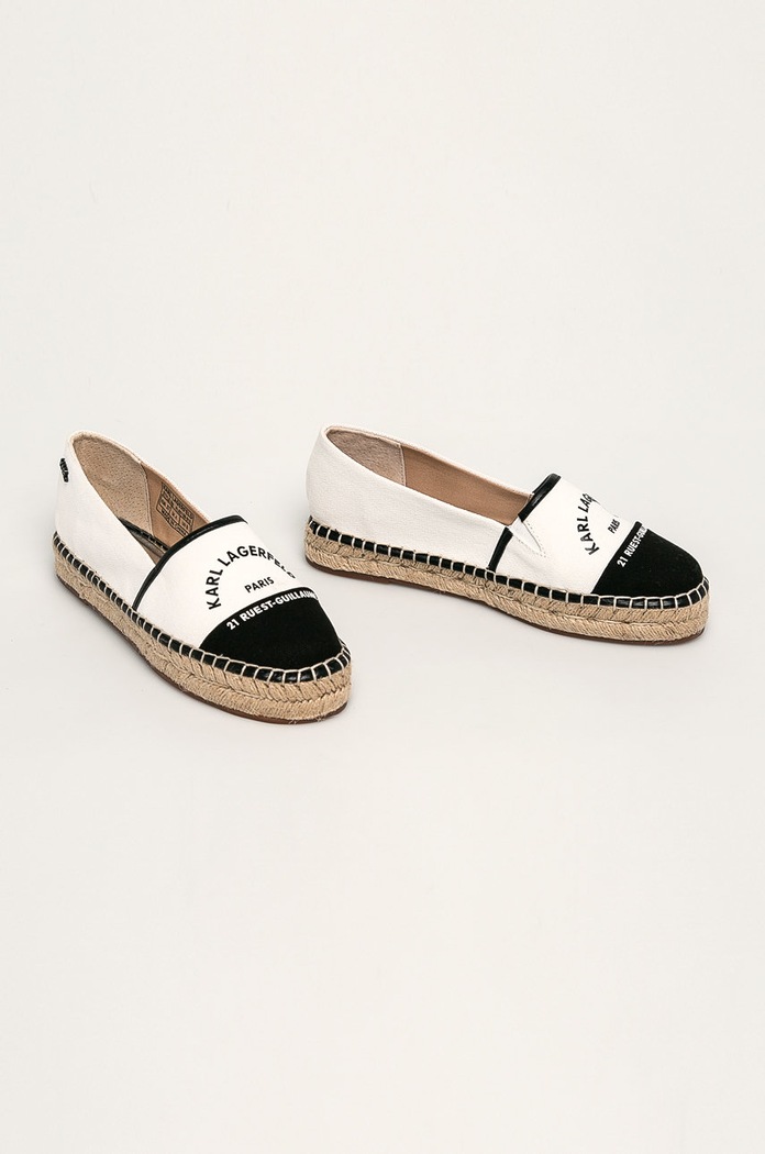 Karl Lagerfeld - Espadrilles KL80108 fehér SS20