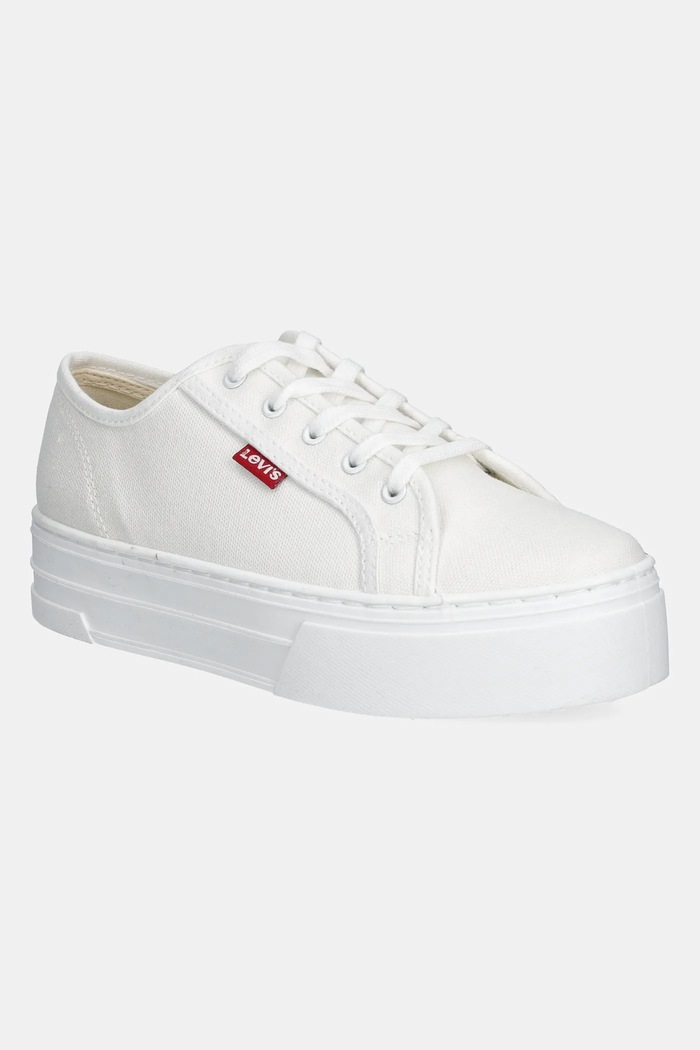 Levi's - Sportcipő platformos fehér 38374.0071