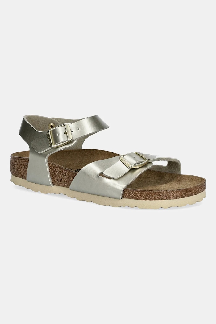Birkenstock - Sandały dziecięce Rio złoty 1014829