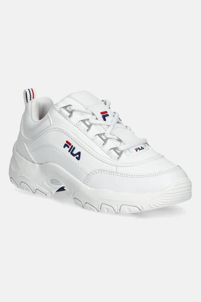 Fila - Dječje tenisice Strada low kids imitacija zrnate kože bijela 1010781