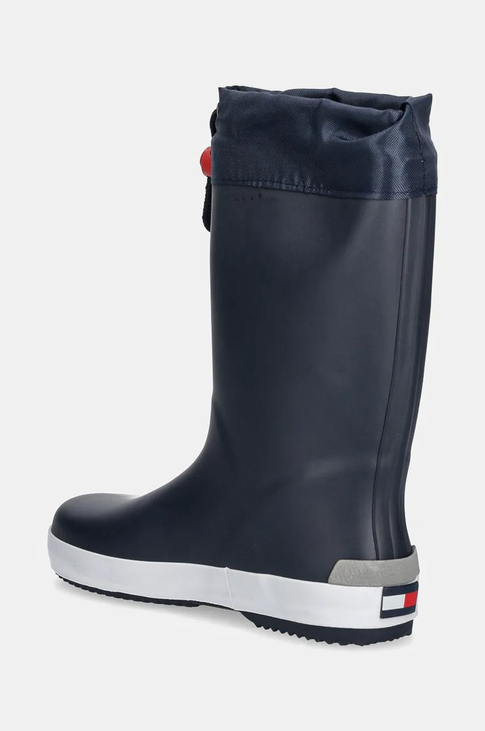 Chłopiec Tommy Hilfiger - Kalosze dziecięce T3X6.30766.31.39 granatowy