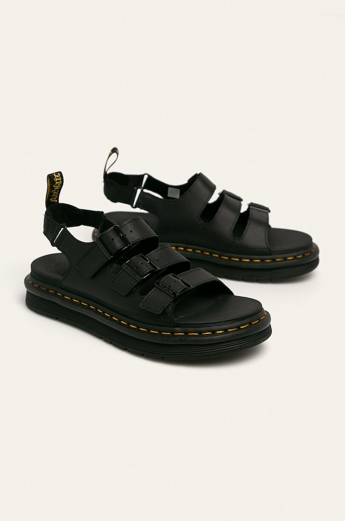 Dr. Martens - Sandały skórzane Soloman DM25767001.Soloman czarny SS23