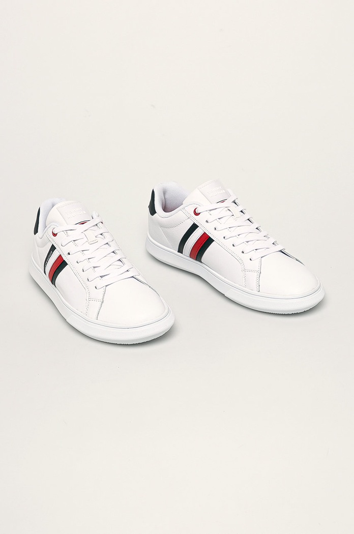 Παπούτσια Tommy Hilfiger FM0FM02668 λευκό SS21