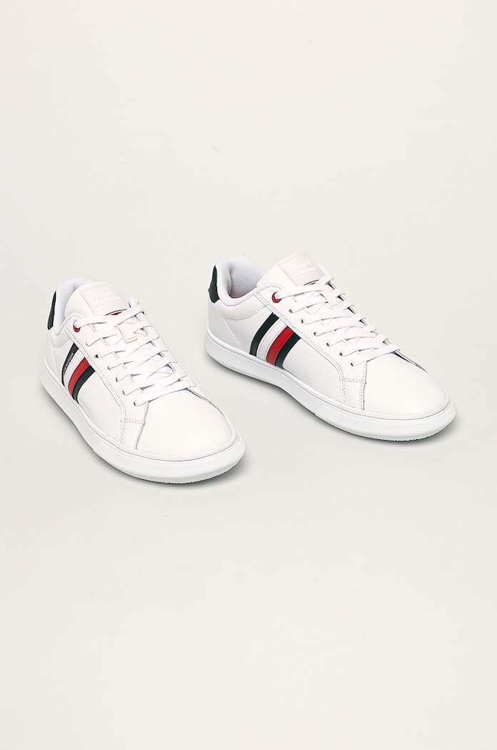 Παπούτσια Tommy Hilfiger FM0FM02668 λευκό SS21