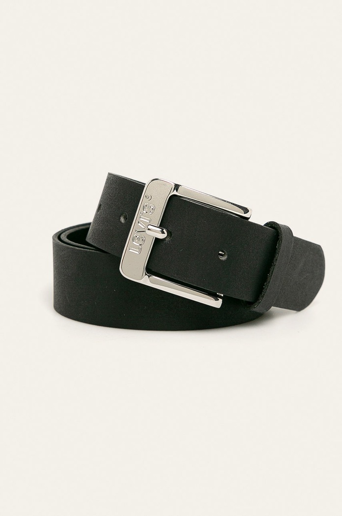 Levi's - Curea de piele negru 37460.0185