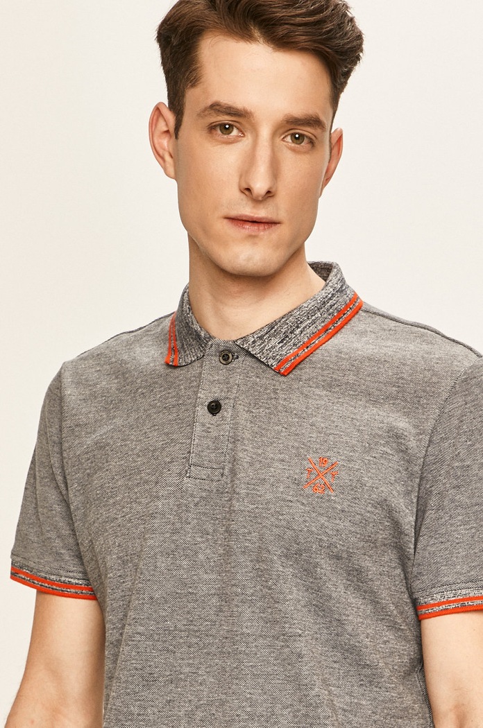 Tom Tailor Denim - Polo tričko námořnická modř 1016150