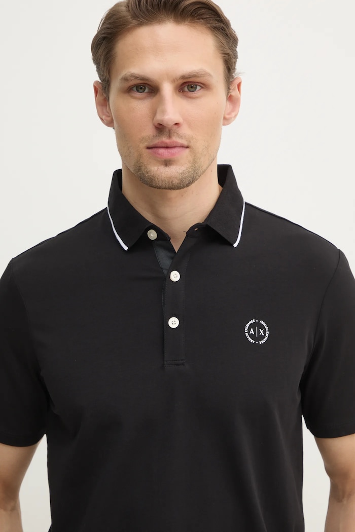 Armani Exchange – Polo czarny 8NZF70.Z8M9Z