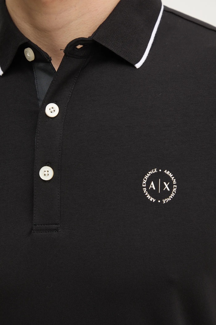 Armani Exchange – Polo 8NZF70.Z8M9Z czarny