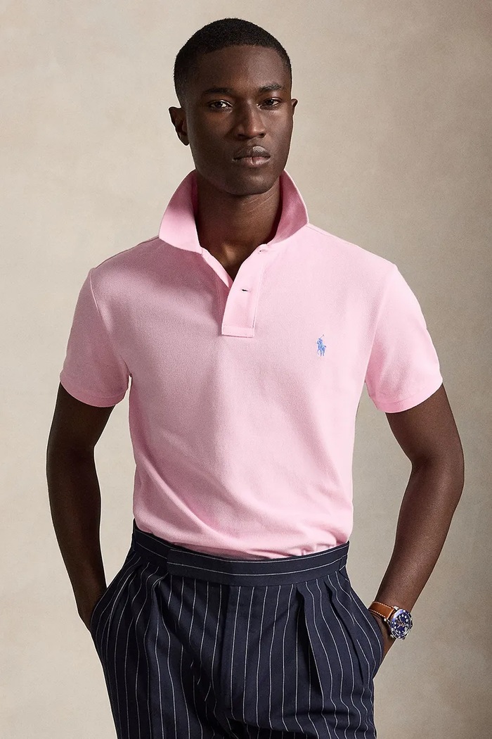 Polo Ralph Lauren - Poló sima rózsaszín 710782592033