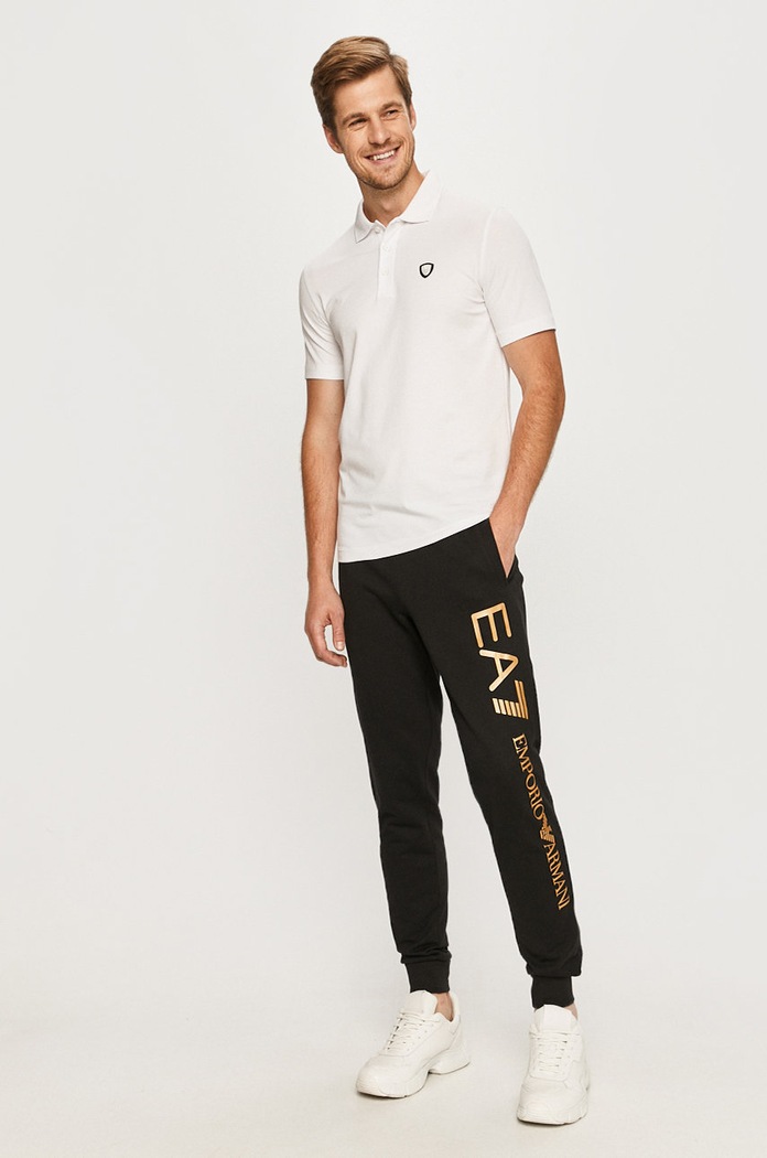 EA7 Emporio Armani - Polo 8NPF93.PJ03Z 8NPF93.PJ03Z biały AA00