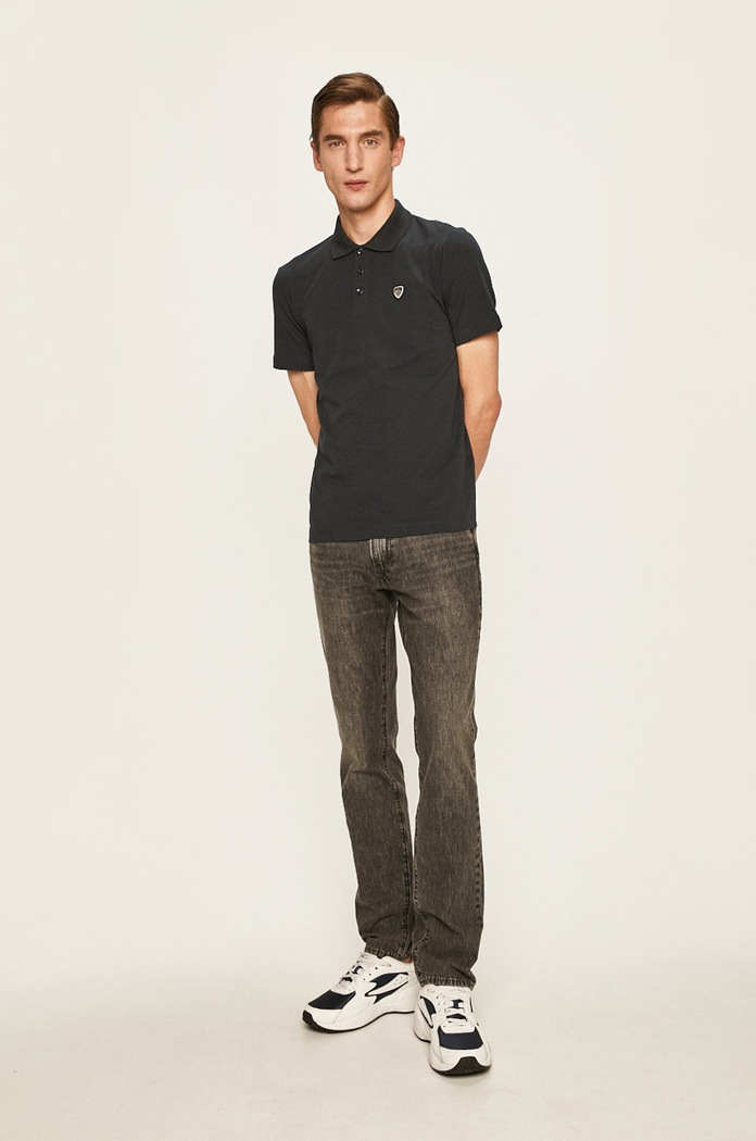 EA7 Emporio Armani - Pánske polo tričko 8NPF93.PJ03Z tmavomodrá AA00