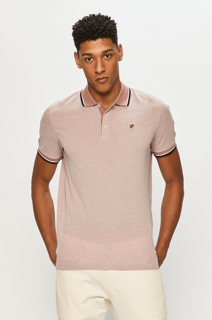 Premium by Jack&Jones - Polo tričko ostatné ružová 12169064