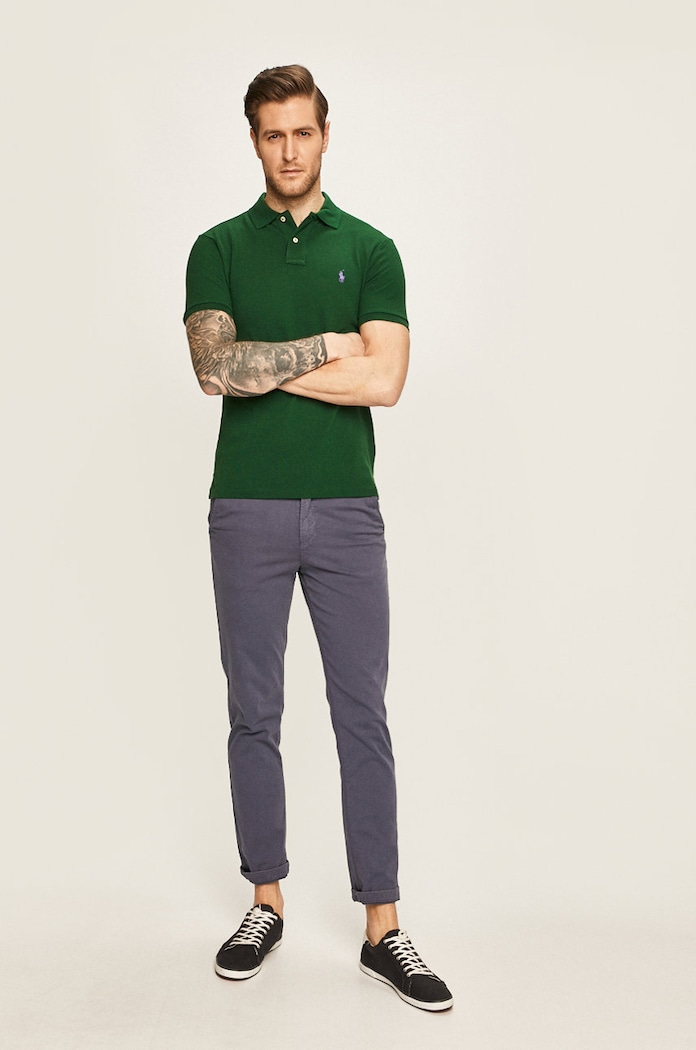 Polo Ralph Lauren - Poló 710795080002 zöld SS20