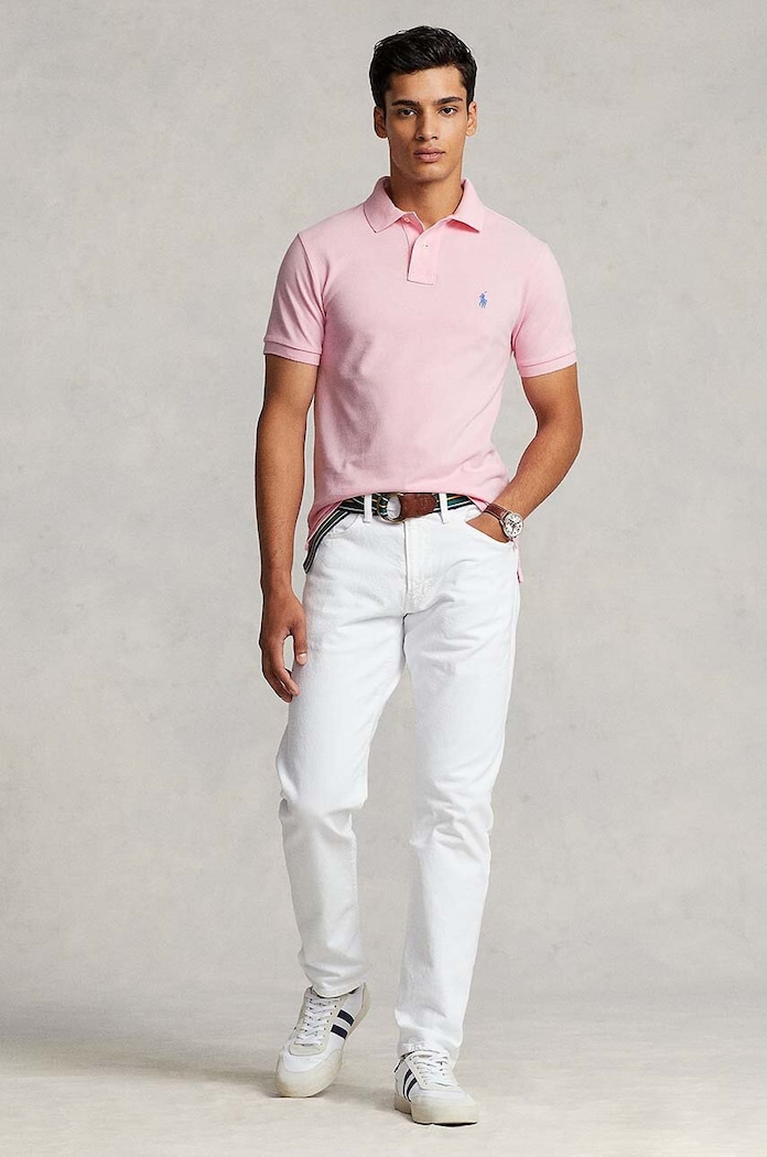 Polo Ralph Lauren - Pánske polo tričko ružová 710795080004