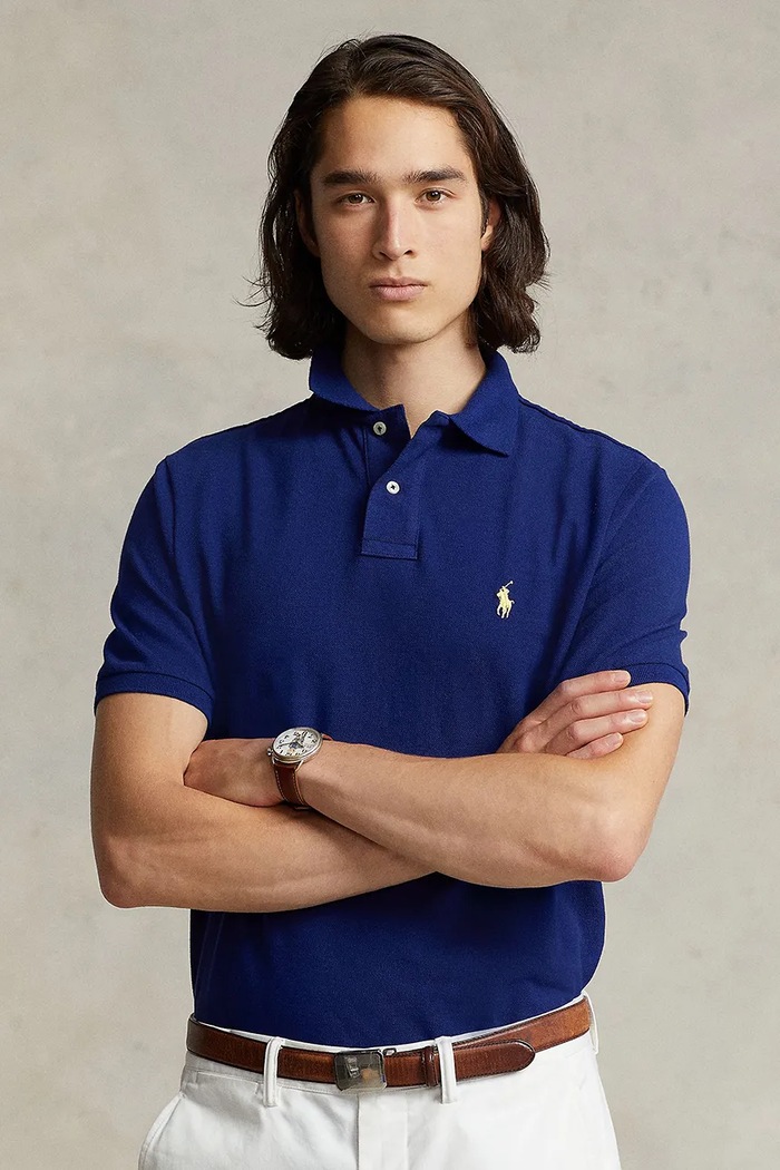 Polo Ralph Lauren - Pánske polo tričko bavlna modrá 710795080013