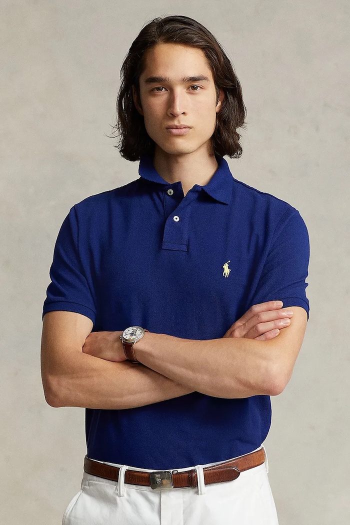 Polo Ralph Lauren - Pánske polo tričko bavlna modrá 710795080013