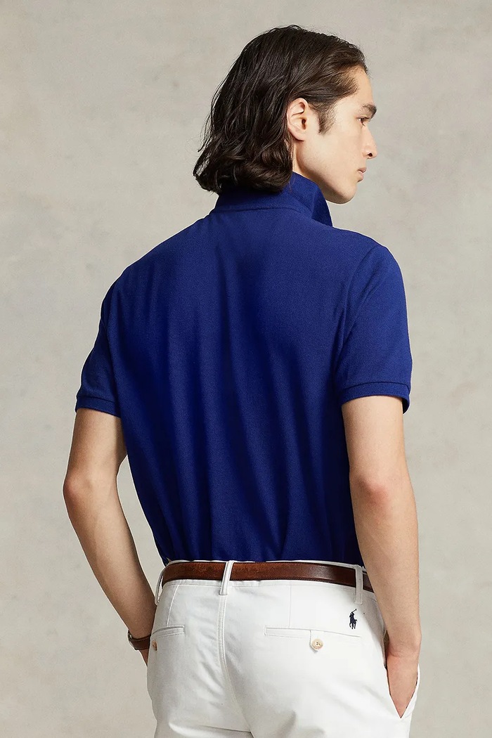 Polo Ralph Lauren - Pánske polo tričko 710795080013 modrá SS20