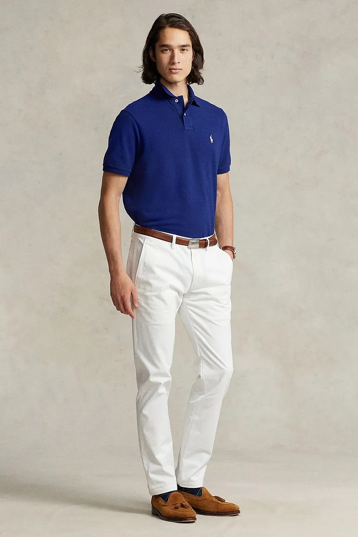 Oblečenie Polo Ralph Lauren - Pánske polo tričko 710795080013 modrá
