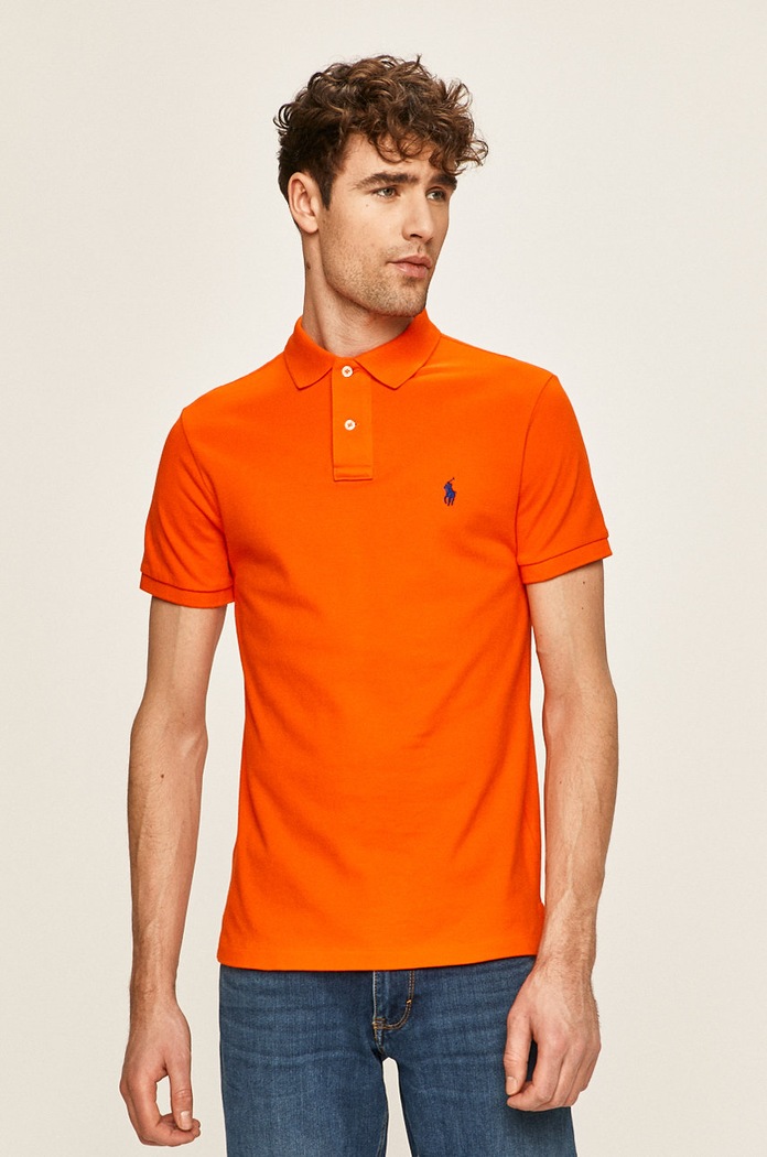 Polo Ralph Lauren - Pánske polo tričko oranžová 710795080025