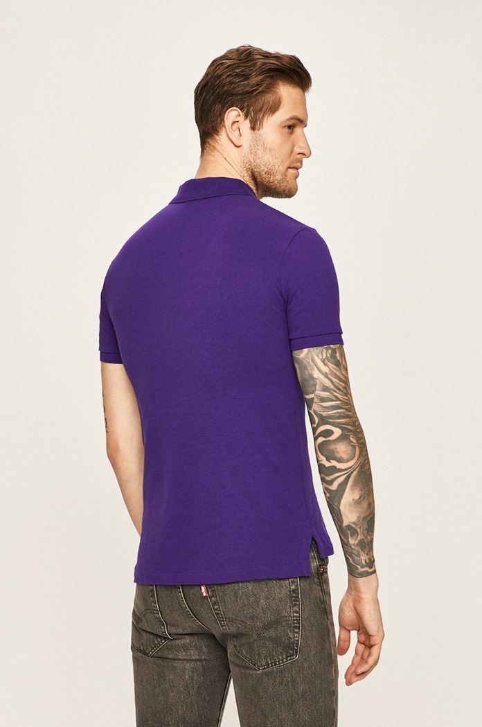 Oblečenie Polo Ralph Lauren - Pánske polo tričko 710795080028 fialová
