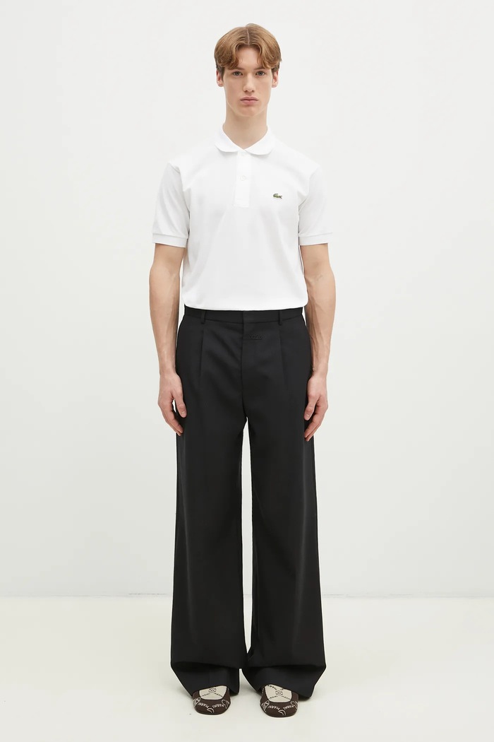 Lacoste - Тениска с яка L1212.... бял