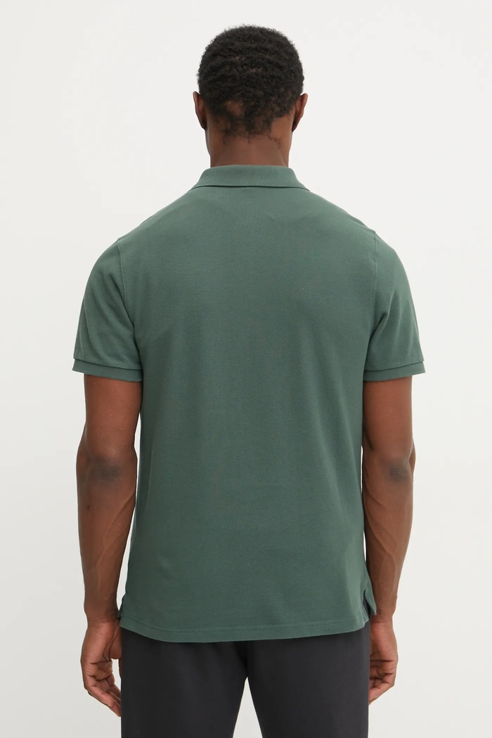 Pamučna polo majica Helly Hansen 33980 zelena SS25