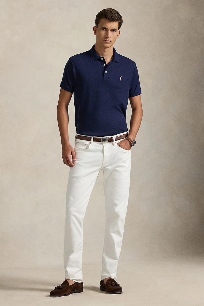 Oblečenie Polo Ralph Lauren - Polo tričko 710713130006 tmavomodrá
