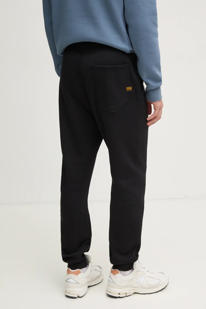 Îmbrăcăminte G-Star pantaloni de trening pentru bărbați cu bumbac Premium core type c D15653.C235 negru
