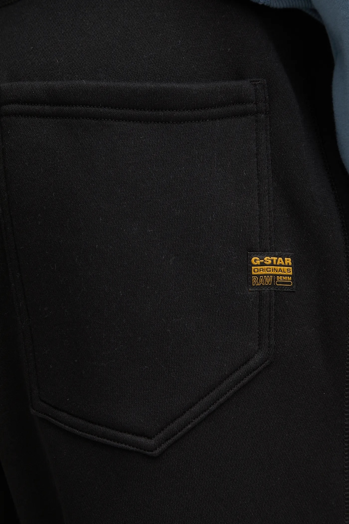 G-Star pantaloni de trening pentru bărbați cu bumbac Premium core type c negru D15653.C235