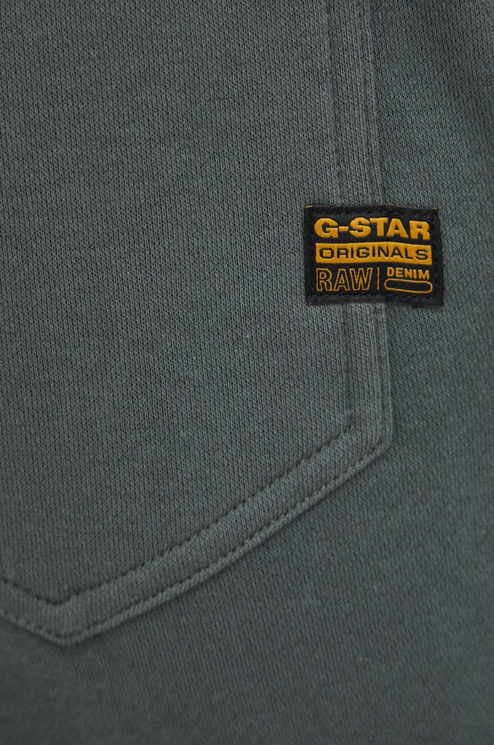 G-Star teplákové nohavice pánske s bavlnou Premium core type c zelená D15653.C235