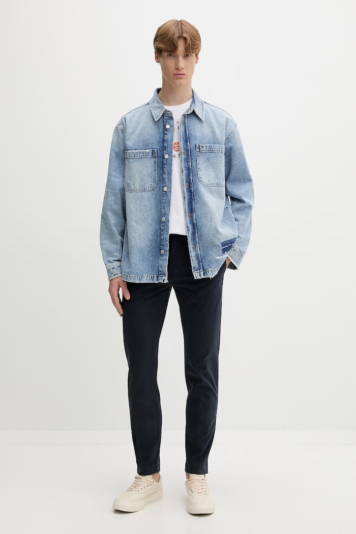 Levi's pantaloni chinos pentru bărbați din bumbac cu elastan XX CHINO STD II 17196.0016 bleumarin AA00