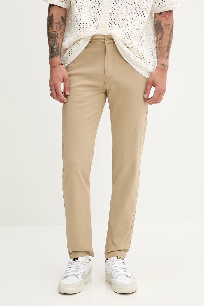 Levi's παντελόνι με ελαστάν πράσινο 17196.0011