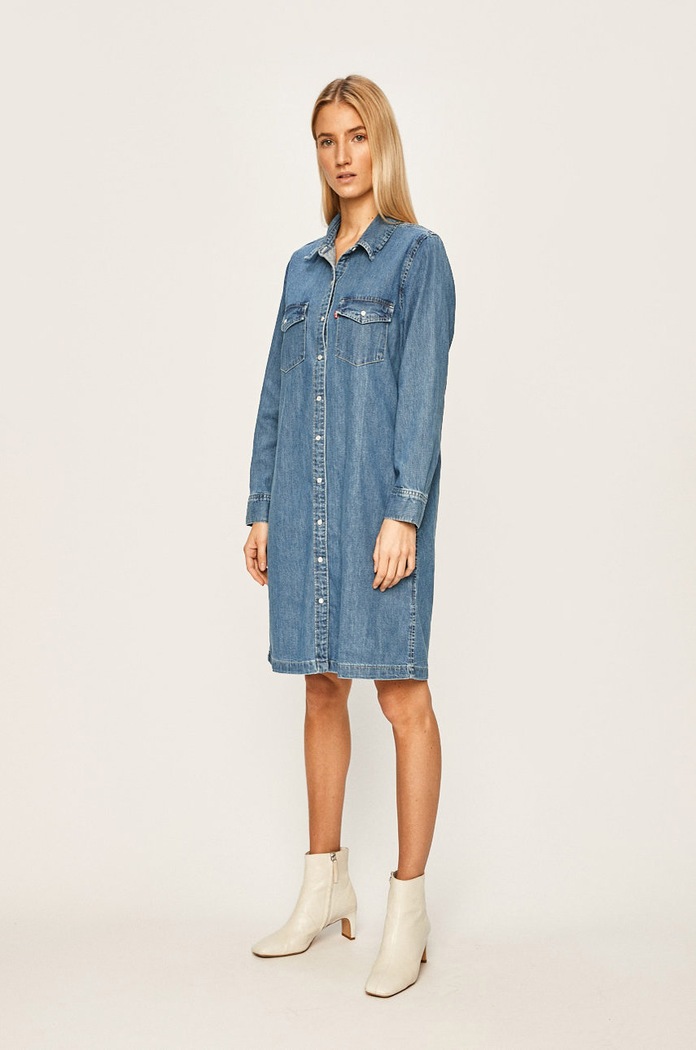 Levi's - Φόρεμα 85793.0000 σκούρο μπλε SS20
