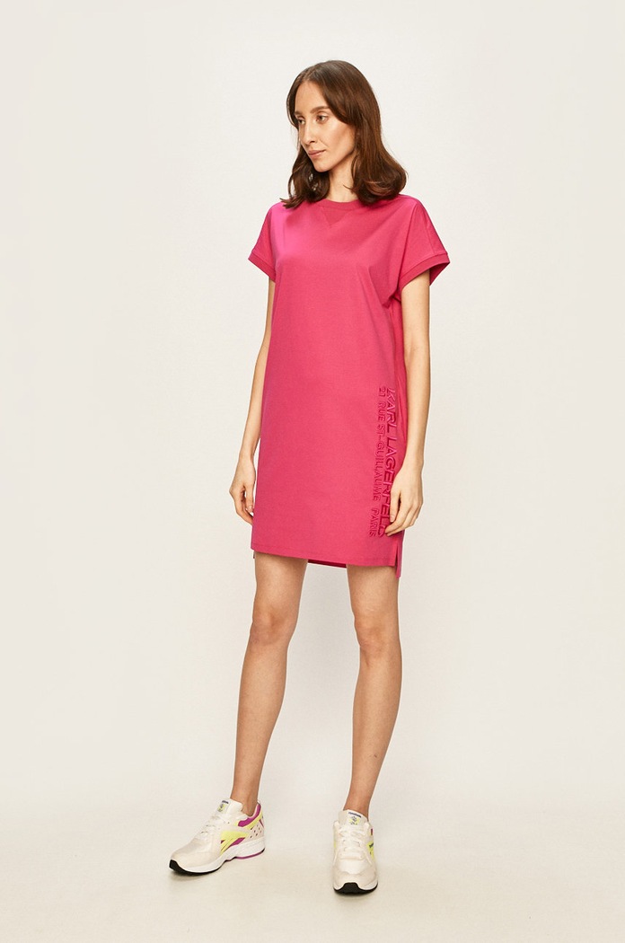 Karl Lagerfeld - Рокля 201W1362 розов SS20
