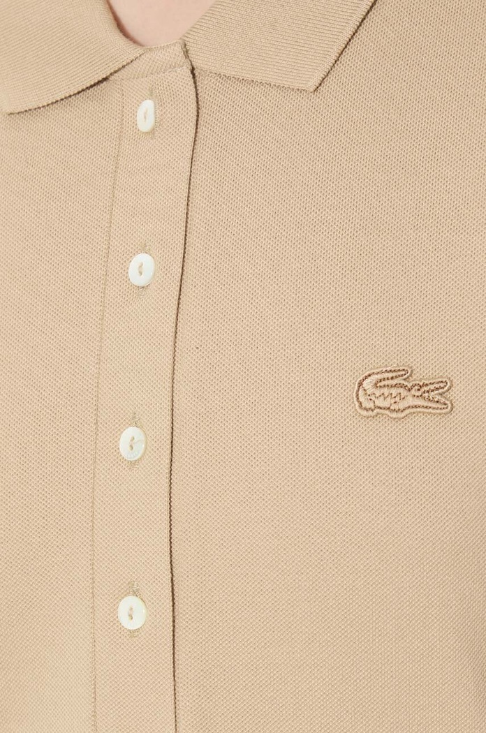 Lacoste dress plain with cotton EF5473