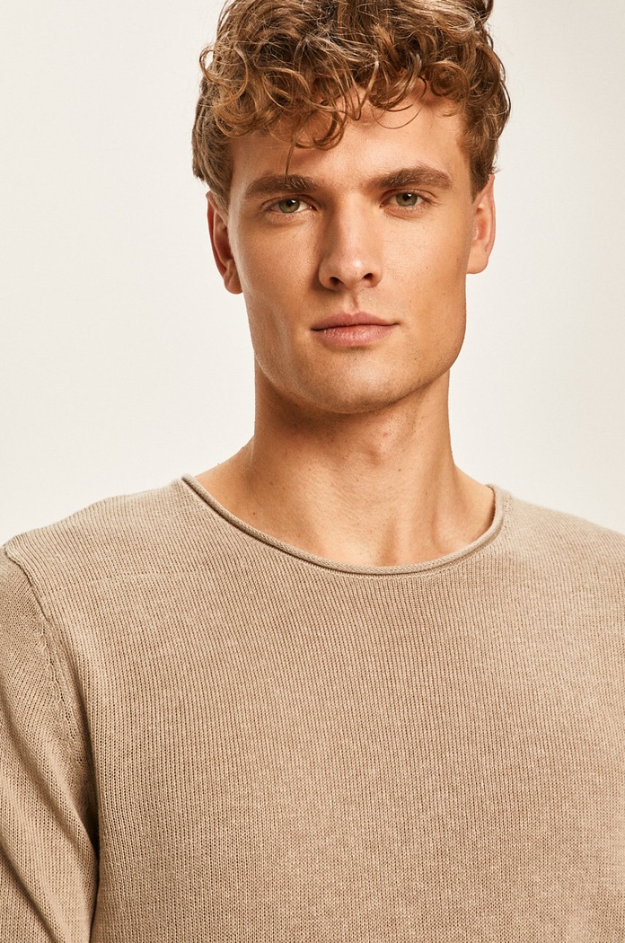 Premium by Jack&Jones - Sweter beżowy 12137548
