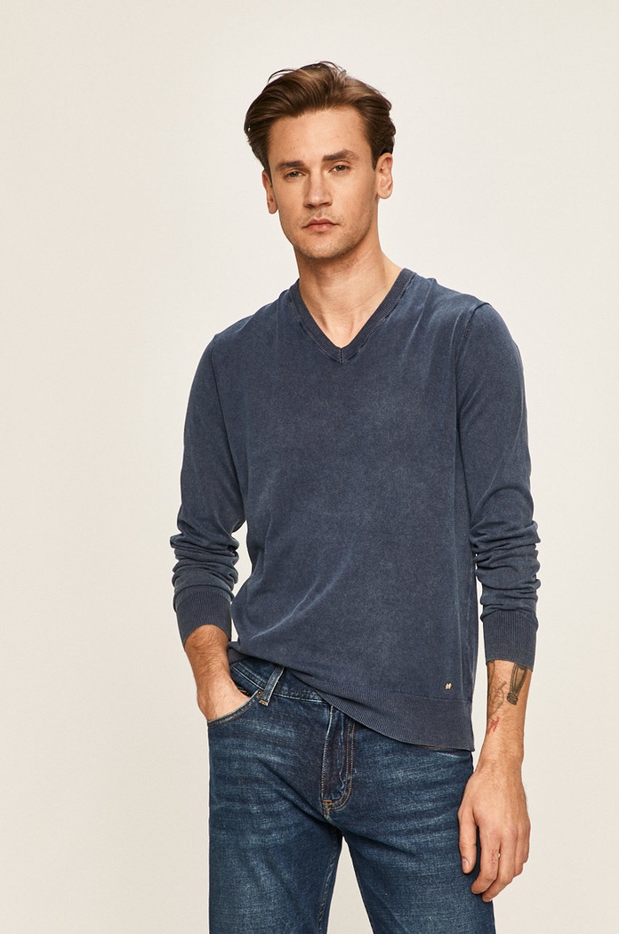 Marciano by Guess - Sveter V výstrih tmavomodrá 0GH509.5573Z