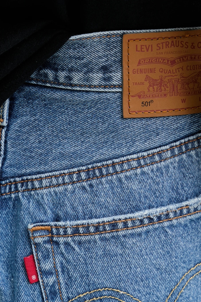 Levi's - Rifľové krátke nohavice modrá 56327.0081