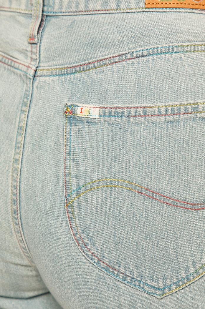 Lee - Pantaloni scurti jeans albastru L37MKESJ