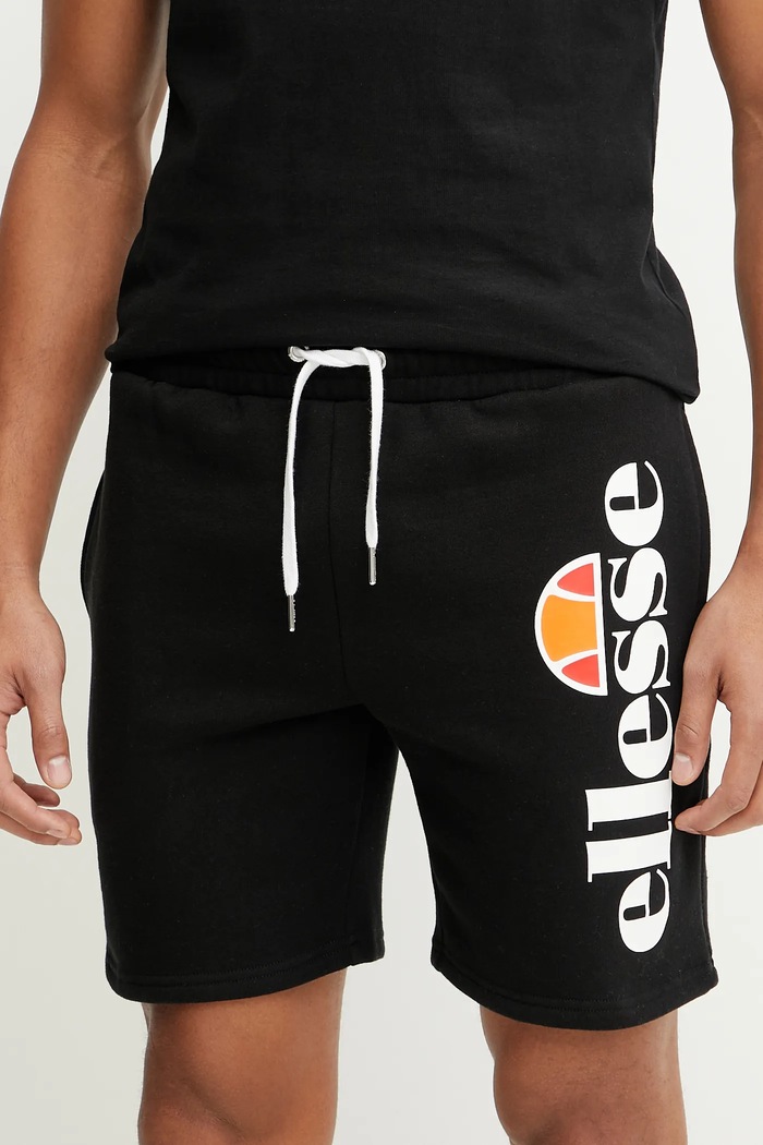Kratke Ellesse hlače print crna SHS08748