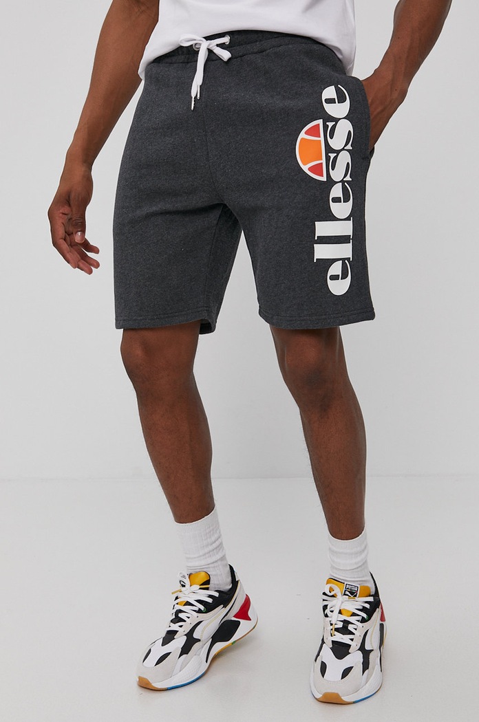 Ellesse - Szorty Bossini Fleece Short dzianina szary SHS08748