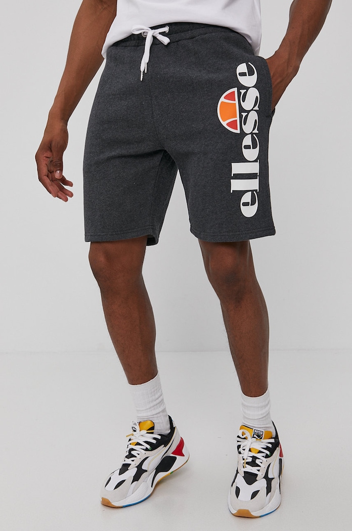 Ellesse - Szorty Bossini Fleece Short dzianina szary SHS08748